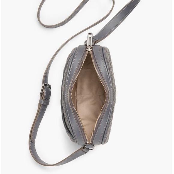 NEW Talbots Quilted Flannel Crossbody Satchel - Picture 3 of 7